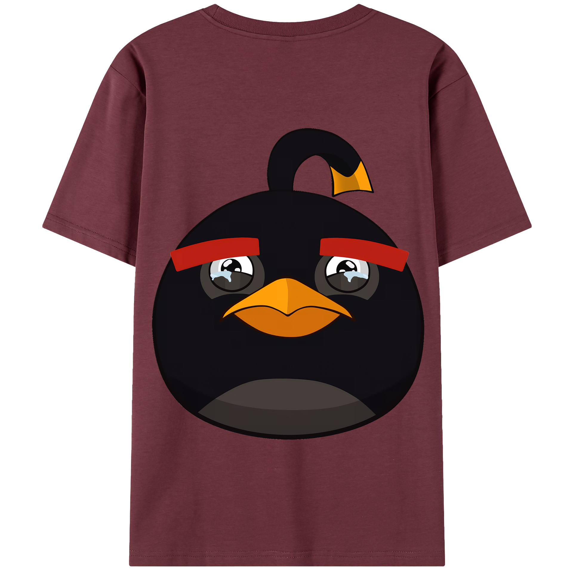 （画像用） Angry Birds アングリーバード 綿100％半袖Tシャツ（背面プリント）